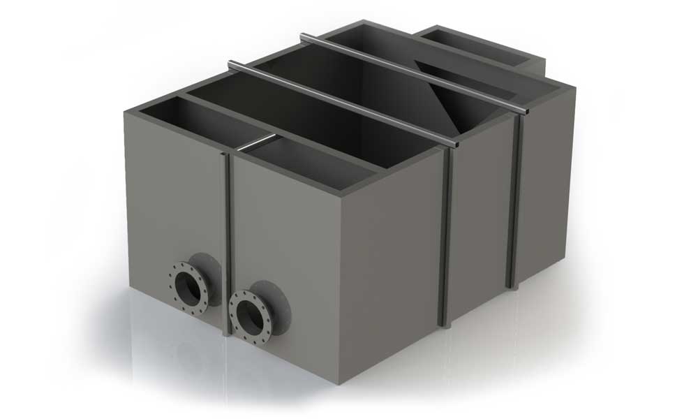 100% Stainless Steel V-Notch Weir Box